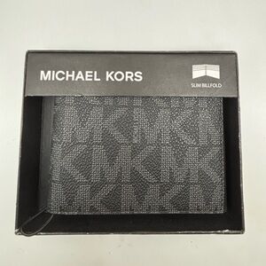 Michael Kors Textured Black Card Holder